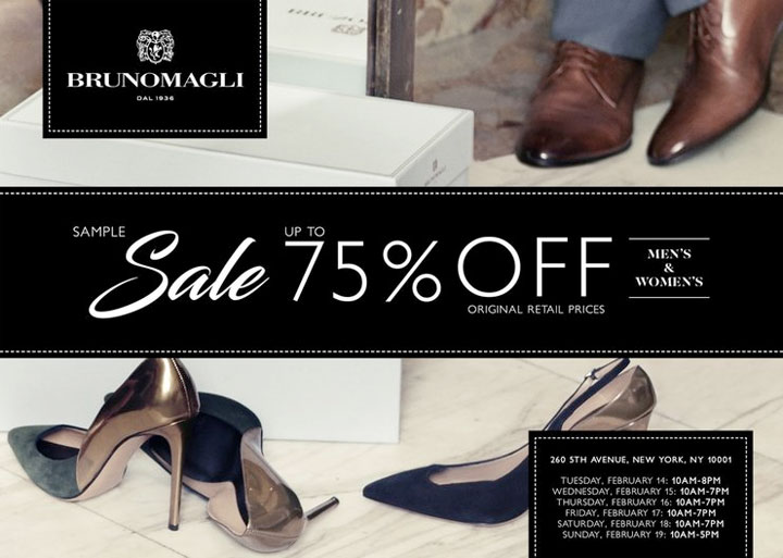 Bruno Magli Footwear New York Sample Sale TheStylishCity