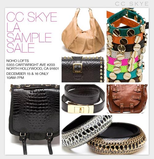 CC Skye Sample Sale