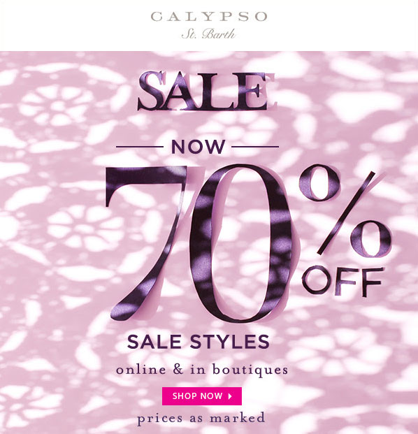 Calypso St. Barth Winter Retail Sale