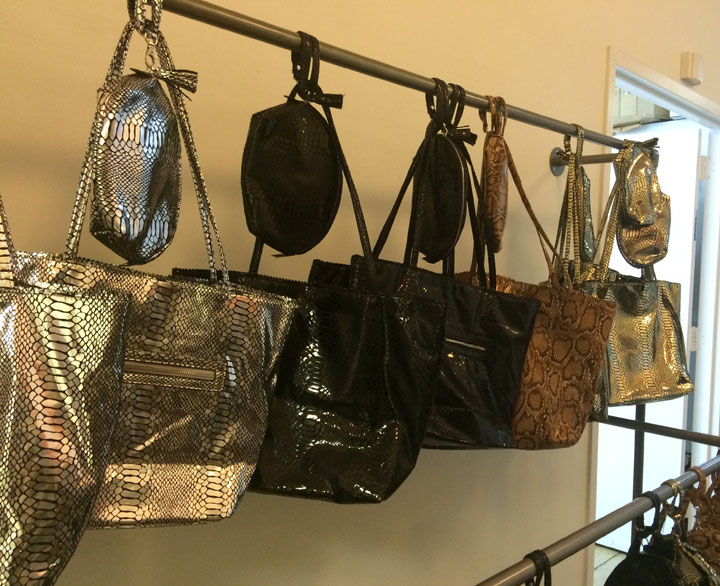 Faux Python bags for $100
