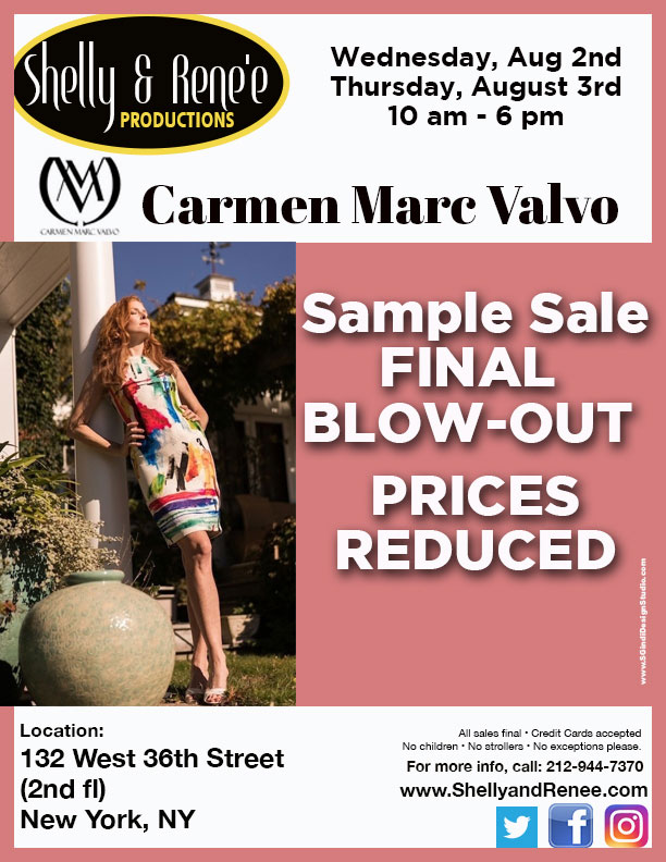 Carmen Marc Valvo Sample Sale