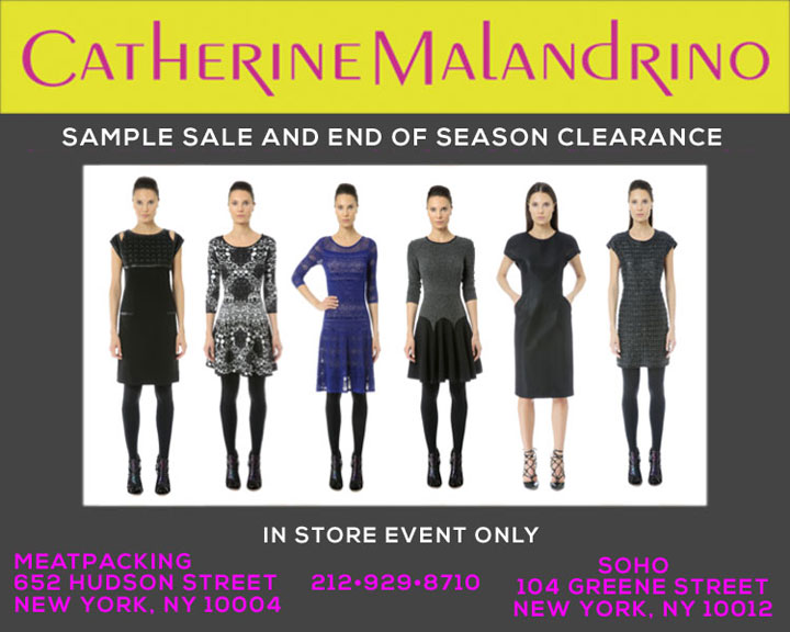 Catherine Malandrino Clothing End of Season and Sample Sale