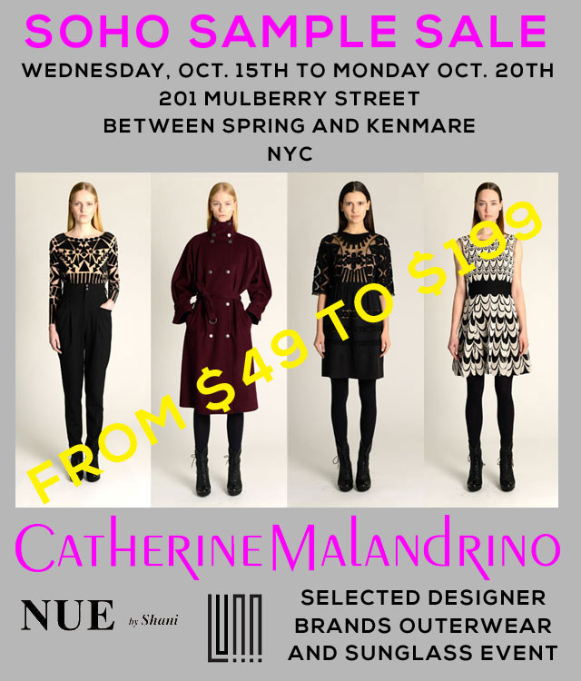 Catherine Malandrino SoHo Sample Sale