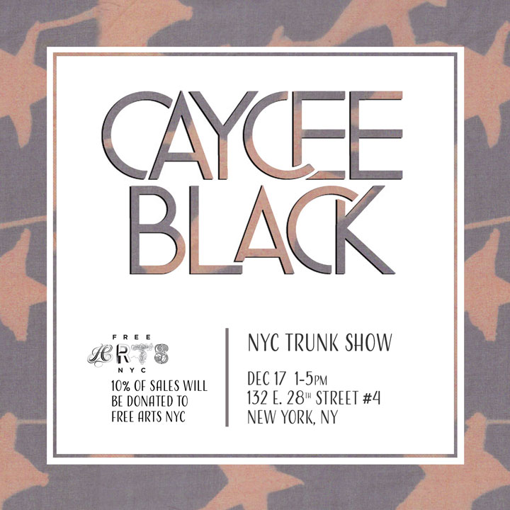 Caycee Black Collection NYC Trunk Show