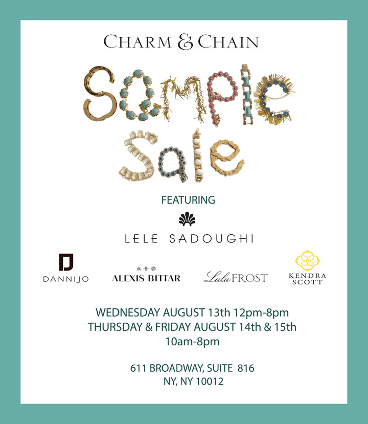 Charm & Chain Sample Sale