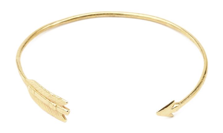 Chibi Jewels Brass Arrow Cuff Bracelet - Retail $46 , Sale price $20