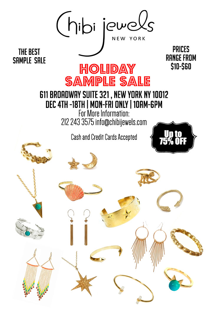 Chibi Jewels Holiday Sample Sale