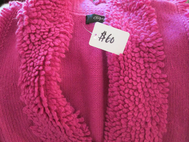 With nearly wall to wall cashmere, it is most definitely an off season sale