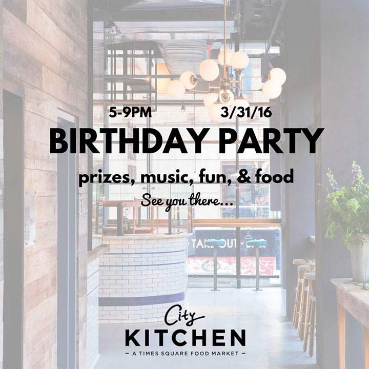 City Kitchen's First Birthday Party