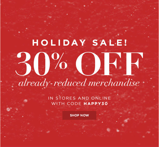 Club Monaco Holiday Retail Sale