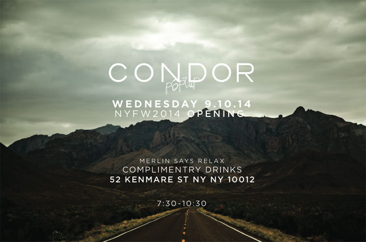 Condor Pop-up Opening Party