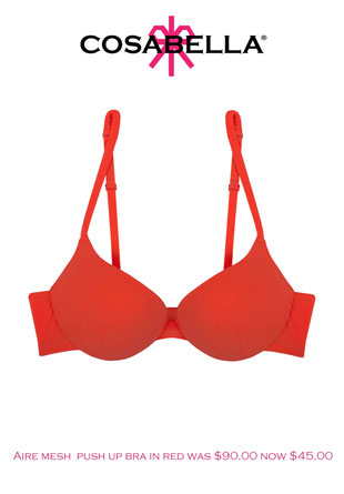 Cosabella Aire mesh push up bra: $45 (orig. $90)