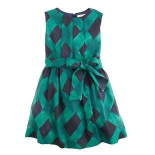 Girls' Party Dress - Silk Green Plaid: $50 (orig. $98)