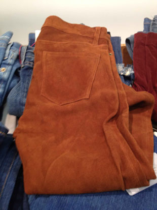 Current Elliot Rustic Suede Pants in Size 29 that scream 1970’s ($330)