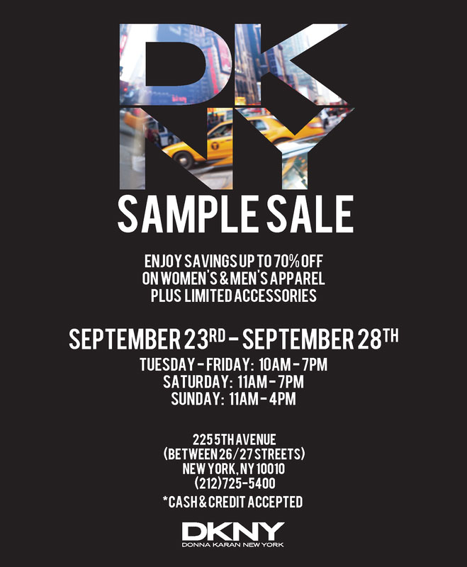 DKNY Sample Sale