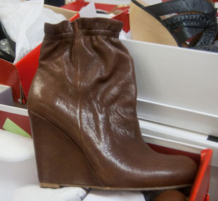Leather Bootie at DKNY Sample Sale