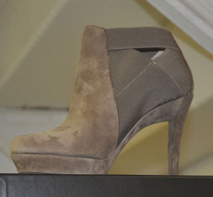 Suede Bootie at the DKNY Sample Sale