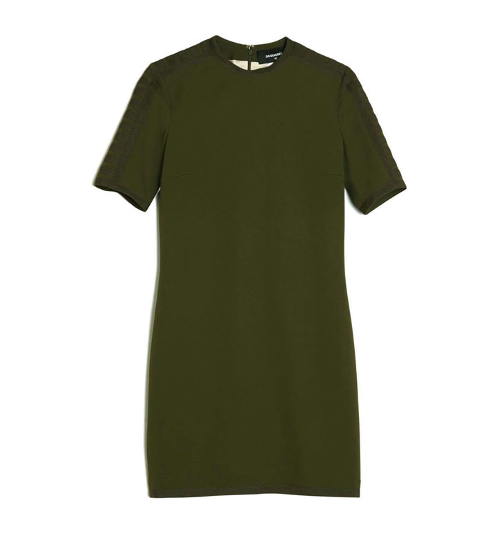DSQUARED2 Military Minidress, WAS $985 NOW $350