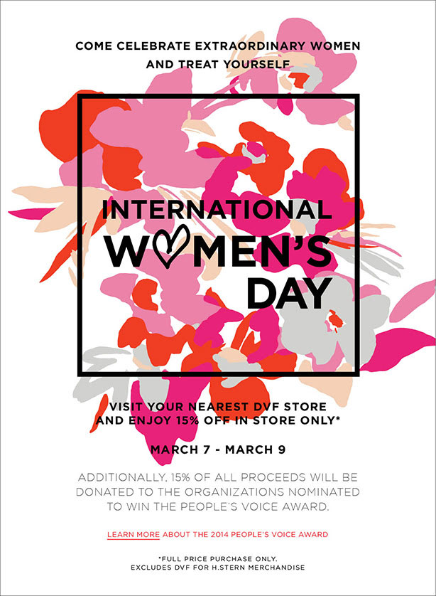 Celebrate International Women's Day with DVF