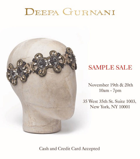 Deepa Gurnani Sample Sale