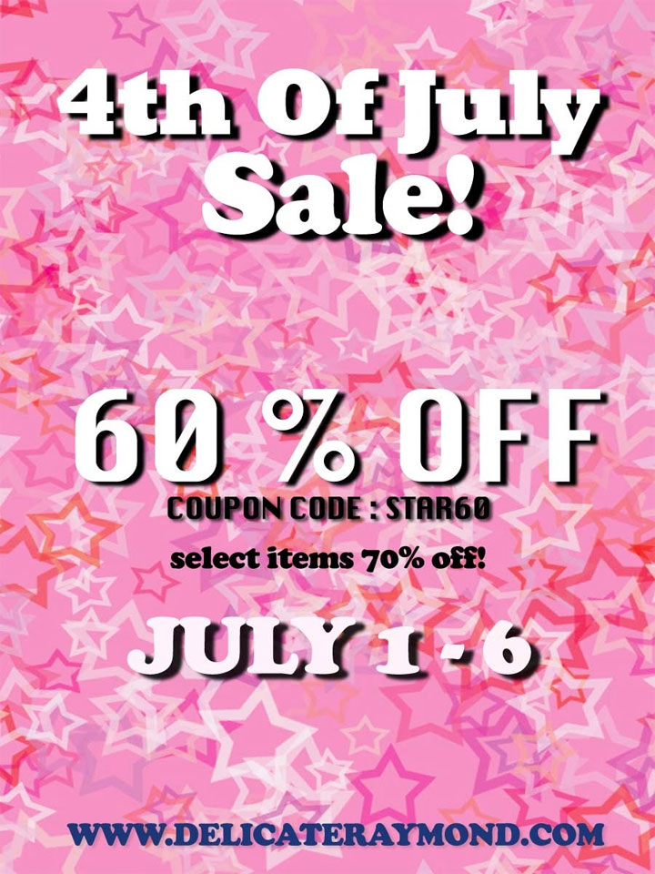 Delicate Raymond 4th of July Sale