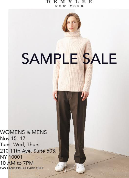 DemyLee Winter Sample Sale