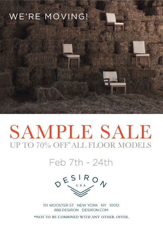 Desiron Sample Sale