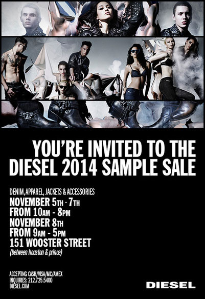 Diesel 2014 Sample Sale