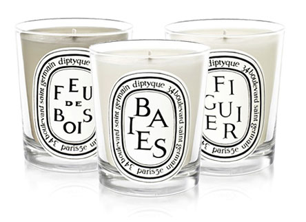Candles at the Diptyque Beauty Sample Sale