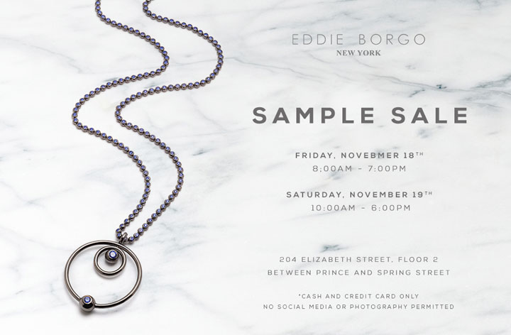 Eddie Borgo Sample Sale