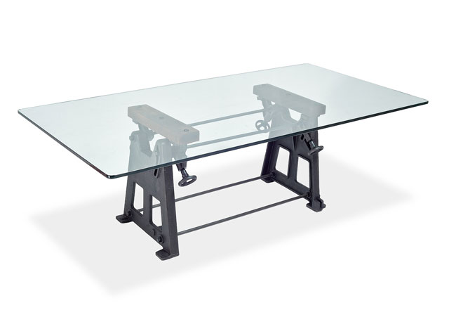 Edge Glass Dining Table – Retail $3995, sale $2299 – 43% off