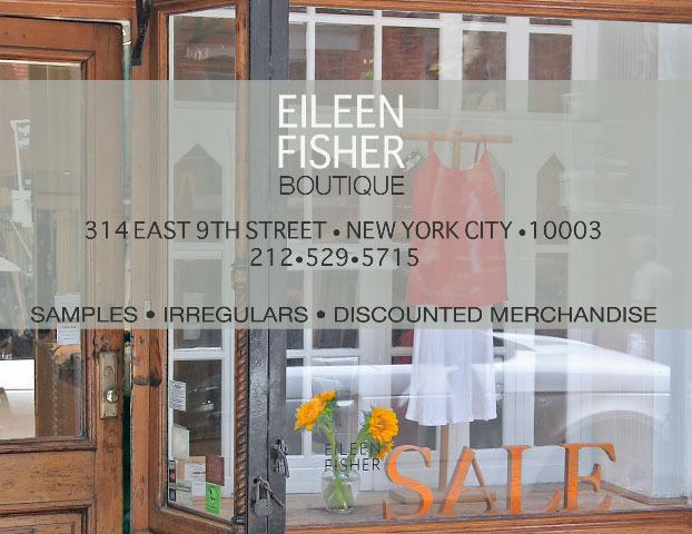 Eileen Fisher Summer Sample Sale