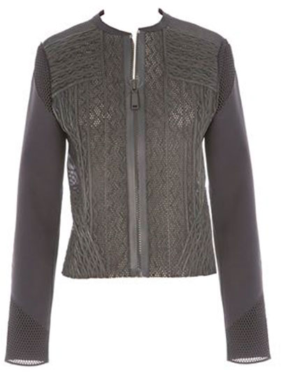 CLEARLY JACKET: Oily washed soft lamb leather in black from Transition 15 collection Retail: $998, Now $279