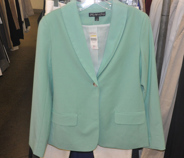 Elizabeth & James Mint Blazer ($239, orig. $395)