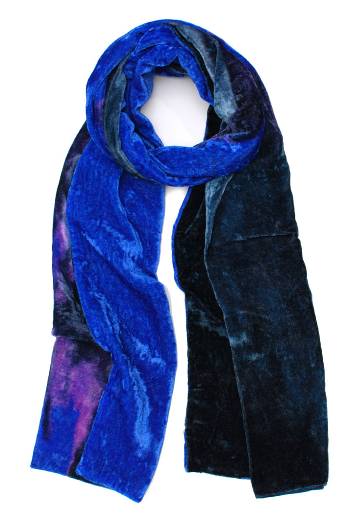 Elizabeth Gillett Gaia ombre velvet scarf: $50 (retail $100)