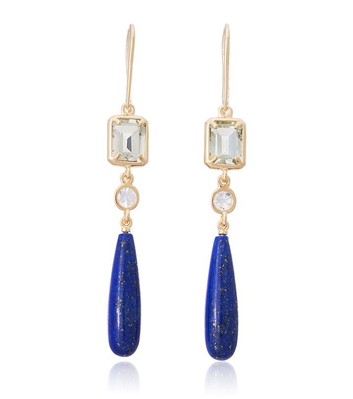 Elizabeth and James Metropolis Small Drop Earring with Lapis: $58 (orig. $193)