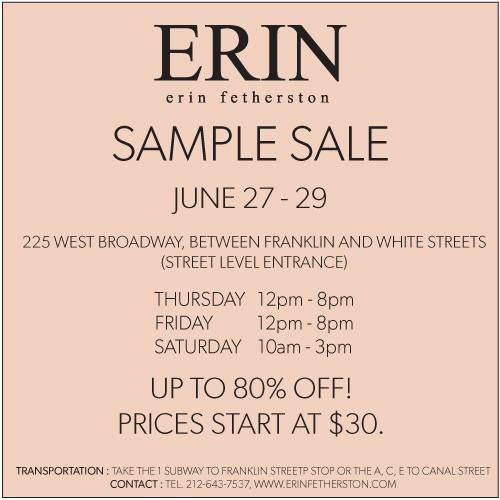 Erin Fetherston Sample Sale