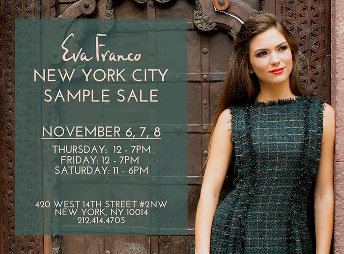 Eva Franco New York Sample Sale