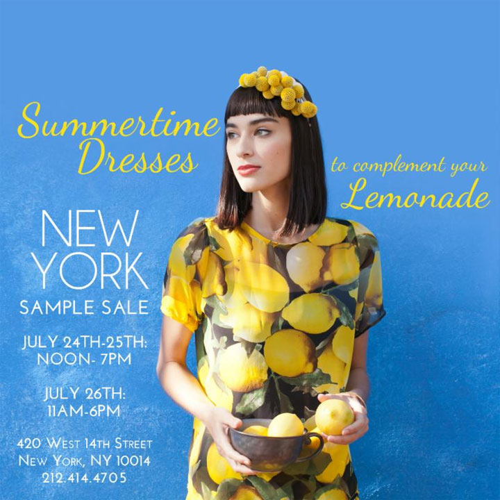 Eva Franco New York Sample Sale