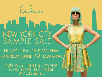 Eva Franco Sample Sale