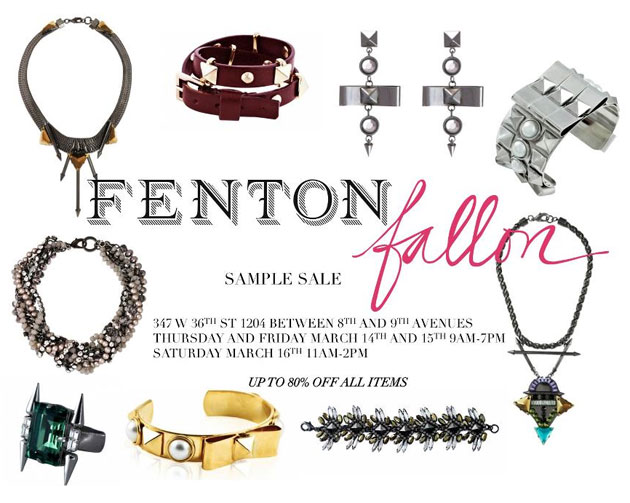 Fenton/Fallon Sample Sale