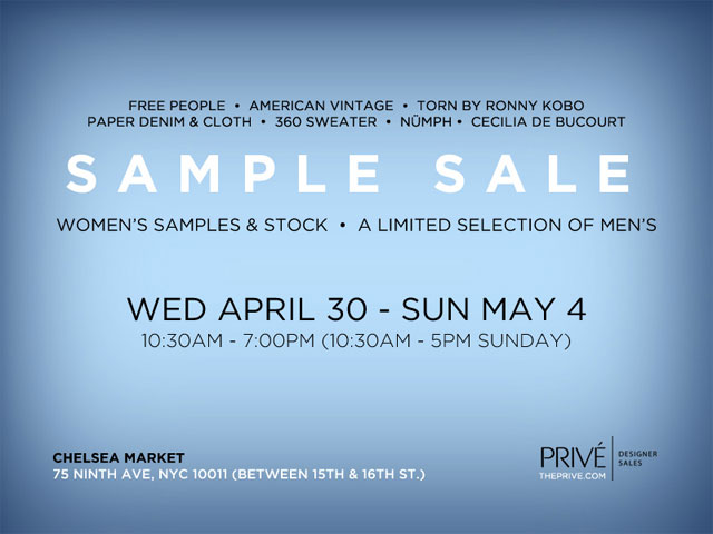 Free People, American Vintage, & More Sample Sale