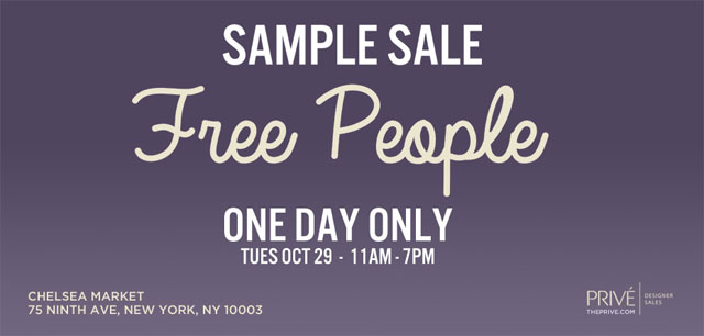 Free People One-Day Sample Sale