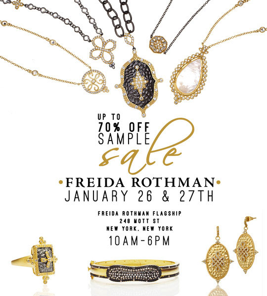 Freida Rothman Sample Sale