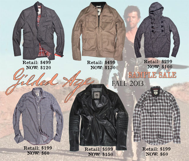 Gilded Age Fall 2013 Sample Sale