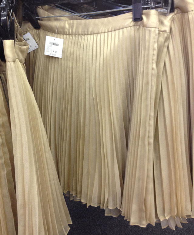 Gold Gwen Skirt ($25)
