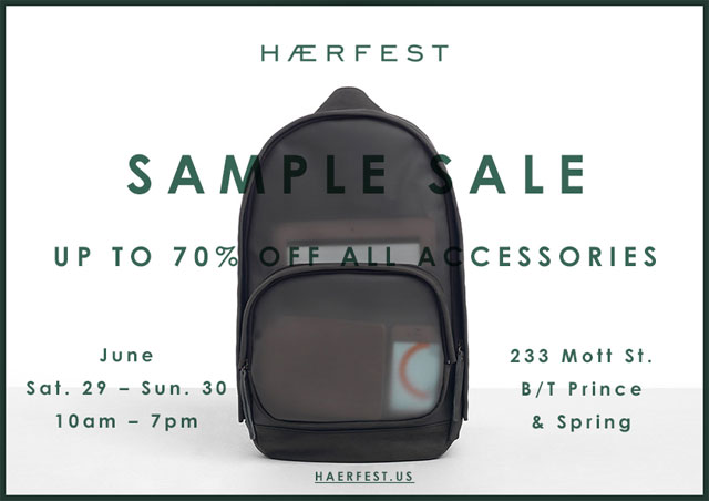 Haerfest Sample Sale