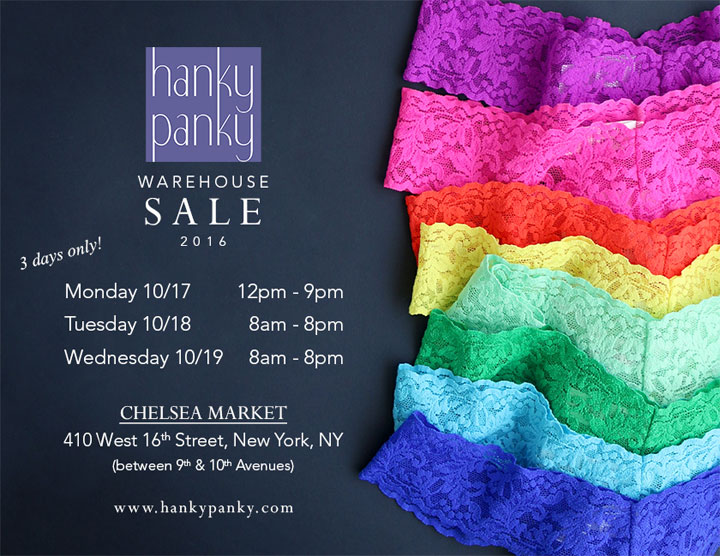 Hanky Panky Warehouse Sale