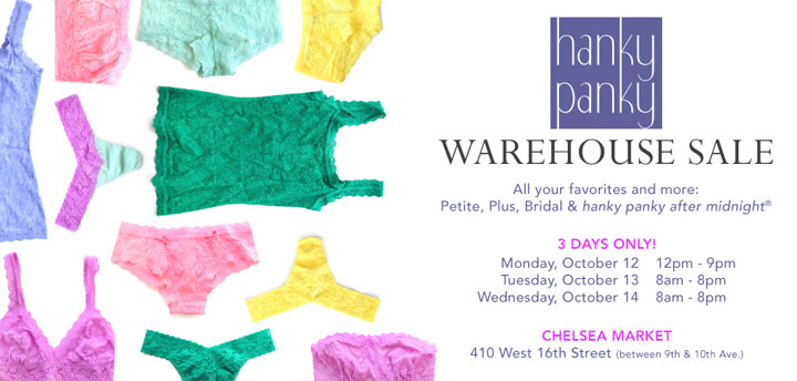 Hanky Panky Warehouse Sale