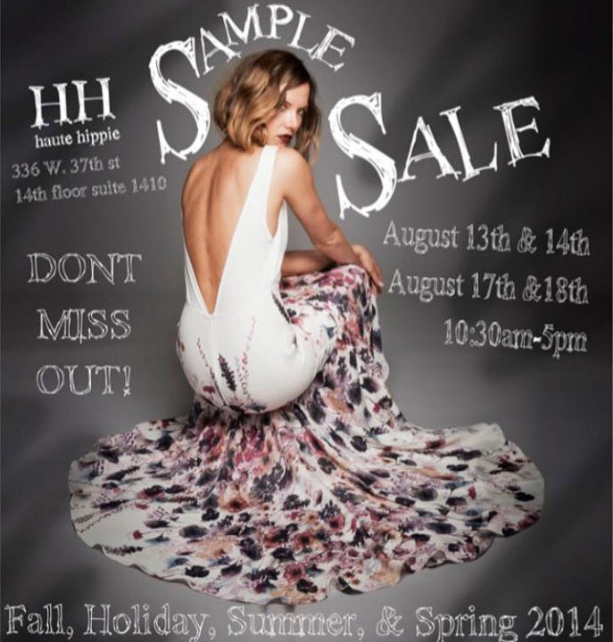 Haute Hippie Sample Sale